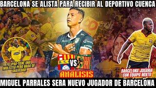 MIGUEL PARRALES SERA JUGADOR DE BARCELONA - LOS TOREROS ESPERAN AL DEPORTIVO CUENCA CON SUPLENTES