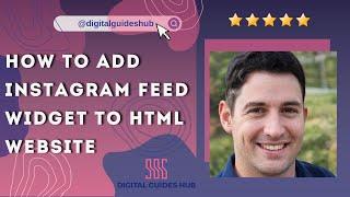 How to add Instagram Feed widget to HTML website