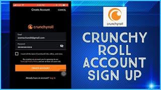 How To Create Crunchyroll Account | Sign Up / Register To Crunchyroll