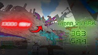 HYDRA vs ARK ! They Dropped 10000 Gigas on our FoB! | ark survival evolved official pc 1x servers