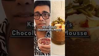 karan johar's chocolate oats mousse recipe #karanjohar #shortsfeed #shortsviral #mousse #chocolate