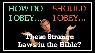 How Do I? Should I?...Obey the Strange Laws in the Old Testament?