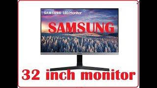 32 inch FHD CURVED Samsung Monitor | Unboxing, installation, first thoughts - LC32R500 /CR50 #32inch