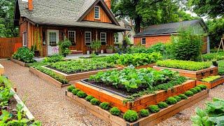 Inspiring Vegetable Gardening Ideas for 2024: Designing Small Wooden Planter Areas