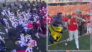 *CHAOS* as fight breaks out after crazy Michigan upset over Ohio State