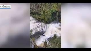 RTE NEWS - STORM BERT - HEAVY FLOODING IN OUGHTERARD COUNTY GALWAY - IRELAND