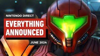 Everything Announced in the Nintendo Direct (June 2024)