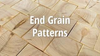 End grain floor patterns