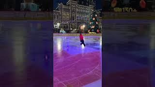 Kamila Valieva practices in GUM Ice Rink