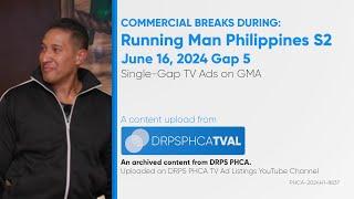 Commercial Breaks of GMA during Running Man Philippines S2 - June 16, 2024 Gap 5