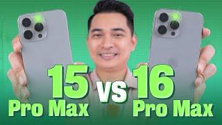 So sánh iPhone 16 Pro Max và iPhone 15 Pro Max !!!