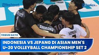 Hasil set 2 Voli AVC Mens U-20 2024 Perebutan Juara 3: Jepang Comeback Atas Indonesia