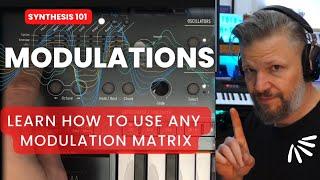 Synthesis 101- How to use any modulation matrix (using the Minifreak)