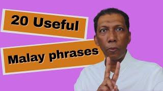 Speak Malay like A Malay - 20 Useful Phrases Pt1