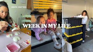 A WEEK IN OUR LIFE | New Year’s Day, meal prep, garage organization & regular mom life