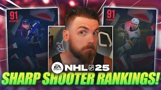 WHAT NHL 25 HUT SHARP SHOOTER PLAYERS ARE THE BEST?