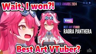 Raora Jumped on her Bed when she Won Best Art VTuber Award...