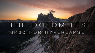 THE DOLOMITES | AUTUMN | 8K HDR Hyperlapse Film