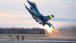 Russia Shocked: Ukrainian Fighter Jet Pilots Fly NATO's Insane Advanced F-16