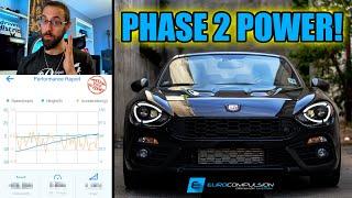 Eurocompulsion Phase 2 Acceleration Numbers Are In! Tuned Fiat 124 Spider Abarth