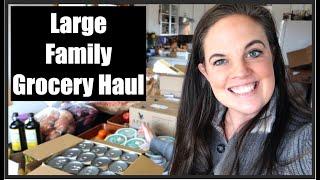 Spent $2,339 in groceries!  LARGE FAMILY HAUL for the MONTH