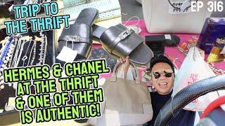 Hermes & Chanel at the Thrift & One of them is Authentic! Trip to the Thrift Ep 316