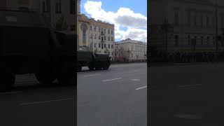 День Победы 9 мая 2025 г. Москва. Военная техника на Садовом кольце после  парада. Фрагмент 40