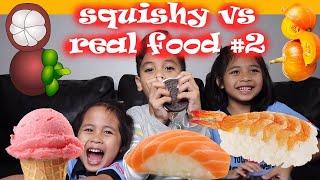 SQUISHY VS REAL FOOD CHALLENGE Part 2 | TheRempongsHD
