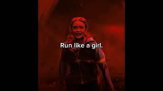 Run like a girl trend ️ #feminism #edit #running #milliebobbybrown #maddieziegler #sadiesink