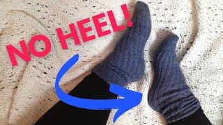 Knit No Heel Spiral Socks with Me!