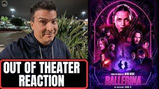 BALLERINA (2025) | Out of the Theater REACTION | John Wick | Lionsgate