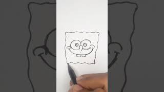 HOW TO DRAW SPONGEBOB SQUAREPANTS - SPONGEBOB DRAWING