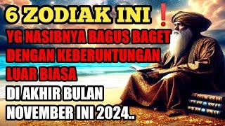 6 ZODIAK INIYang  nasibnya bagus baget di akhir bulan november ini 2024