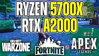 Ryzen 5700X + RTX A2000 Benchmarks | 5 Games Tested 1080P