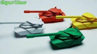 How to make an origami tank out of paper