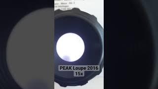 PEAK 2016 model 15x LED aydınlatmalı lup #loupe #büyüteç #lup