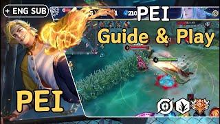 (HOK Pei)(ENG SUB) 타이거러 공략 & 플레이 영상 / Hok Pei Guide & Play | 아너 오브 킹즈 | Honor of Kings