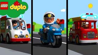 LEGO - Hometown Heroes! | Fun Learning video | Cartoons for Kids | ABC 123 Moonbug Kids | Education