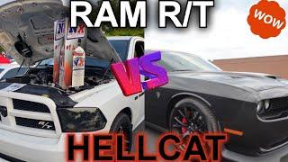 NITROUS POWERED RAM 1500 VS HELLCAT