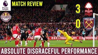 WE ARE A DISGRACE ! NOTTINGHAM FOREST 3-0 WEST HAM @westhamunited #coyi #whufc #westham