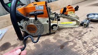 Replacing the gas line on a Stihl MS260 pro