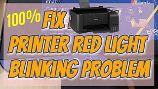 Epson Printer Red Light Blinking Problem Solution (Complete Fix) | All Epson Printers