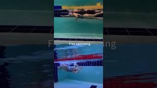 Beautiful woman swimming#swimming