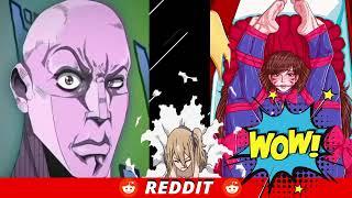 D.VA Overwatch Anime vs Reddit The Rock Reaction Meme