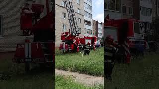 Спасатели - дом по улице Строителей в Молодечно