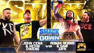 ( LIVE )WWE 2K22 CENA & KEVIN ( VS )  ROMAN & SAMI ZAYN #ps4live #smackdown