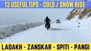 13 MUST-KNOW Tips for Zanskar - Spiti Winter Ride | Cold Weather Bike Ride in Ladakh & Spiti Valley