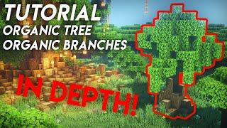 Minecraft Tutorial: How To Build Organic Trees and Branches (Treehouse)