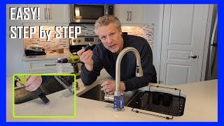 STEP BY STEP - How To Cut Hole in Quartz Granite Marble Corian