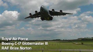 Royal Air Force - Boeing C-17 Globemaster III landing at RAF Brize Norton